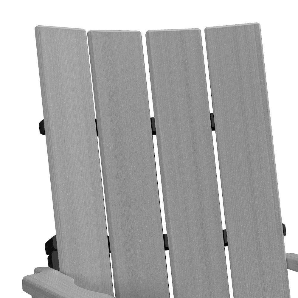 Brandon Swivel Glider in Light Grey on a Black Base