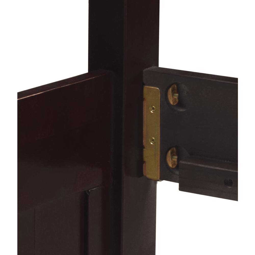 OS Home and Office Furniture Model 82921K12-22 Full Size Bookcase Bed with Twelve Drawers in Espresso