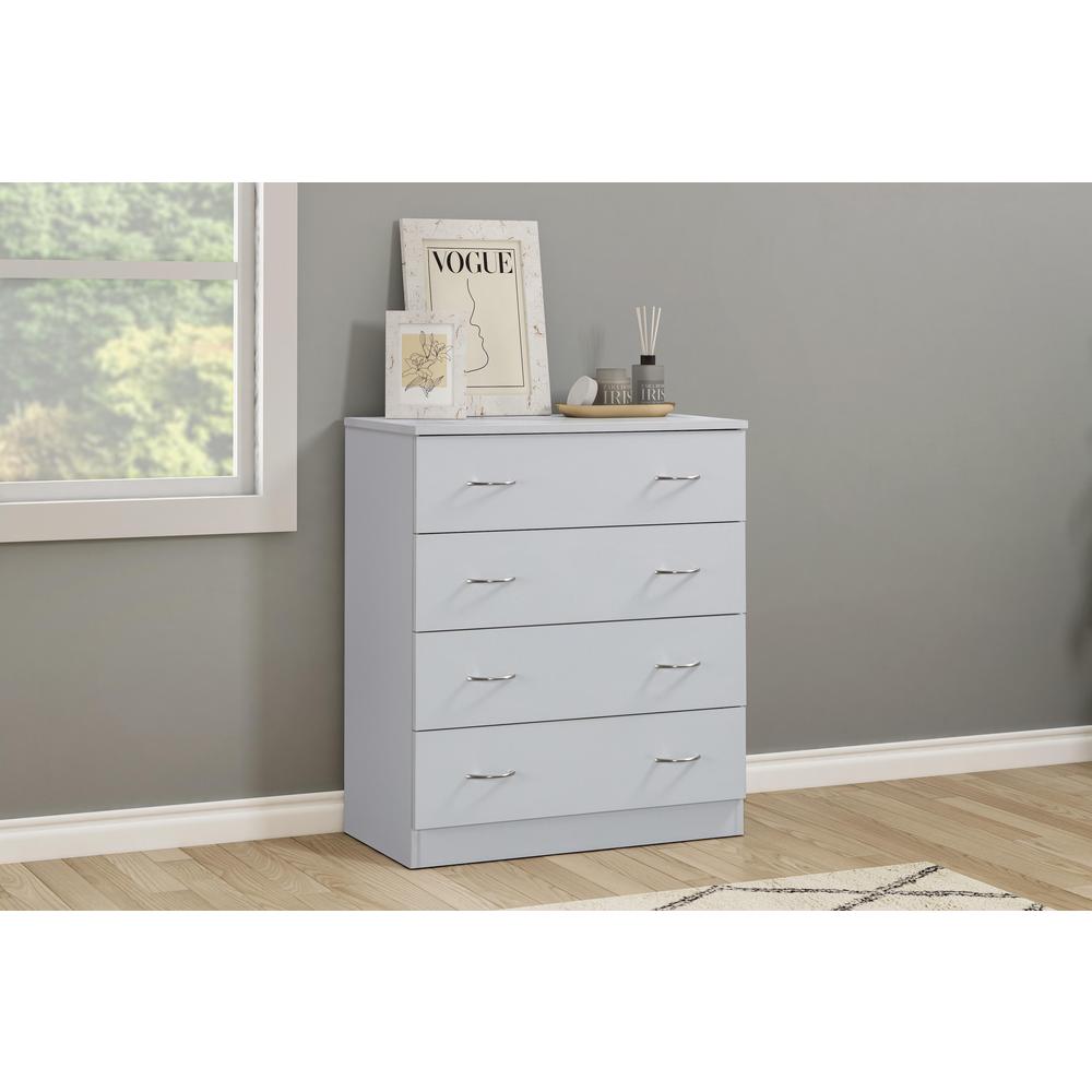 Four Drawer Chest in White