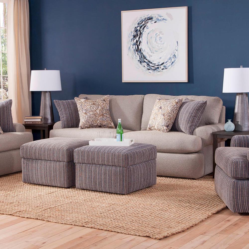 American Furniture Classics Two Cushion Sofa and 4 Accent Pillows