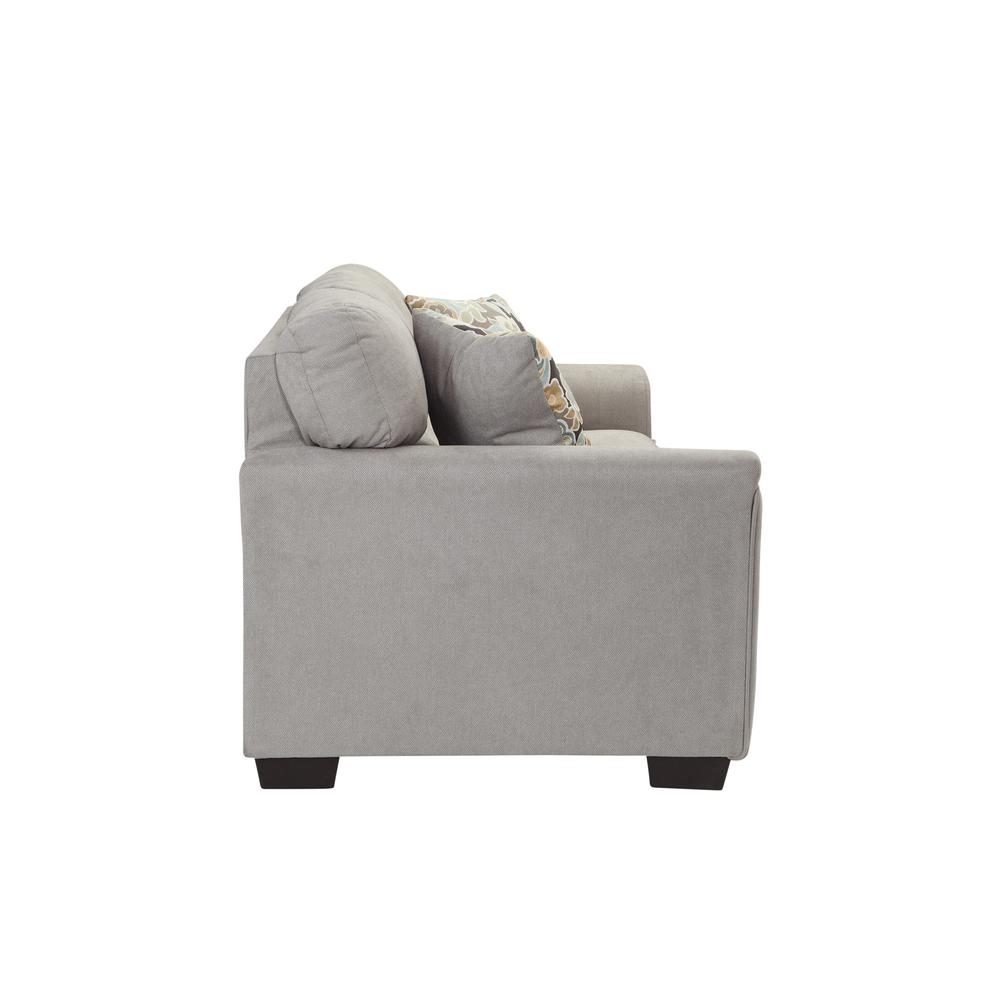 Flared Arm Miranda Sofa with Two Pillows