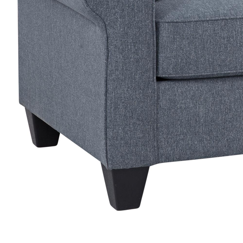 Eureka Rolled Arm Loveseat with Two Pillows