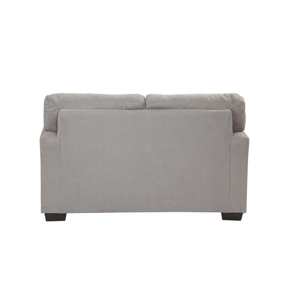 Flared Arm Miranda Loveseat with Two Pillows