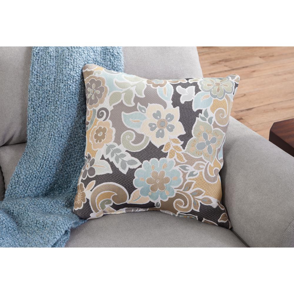 Flared Arm Miranda Loveseat with Two Pillows