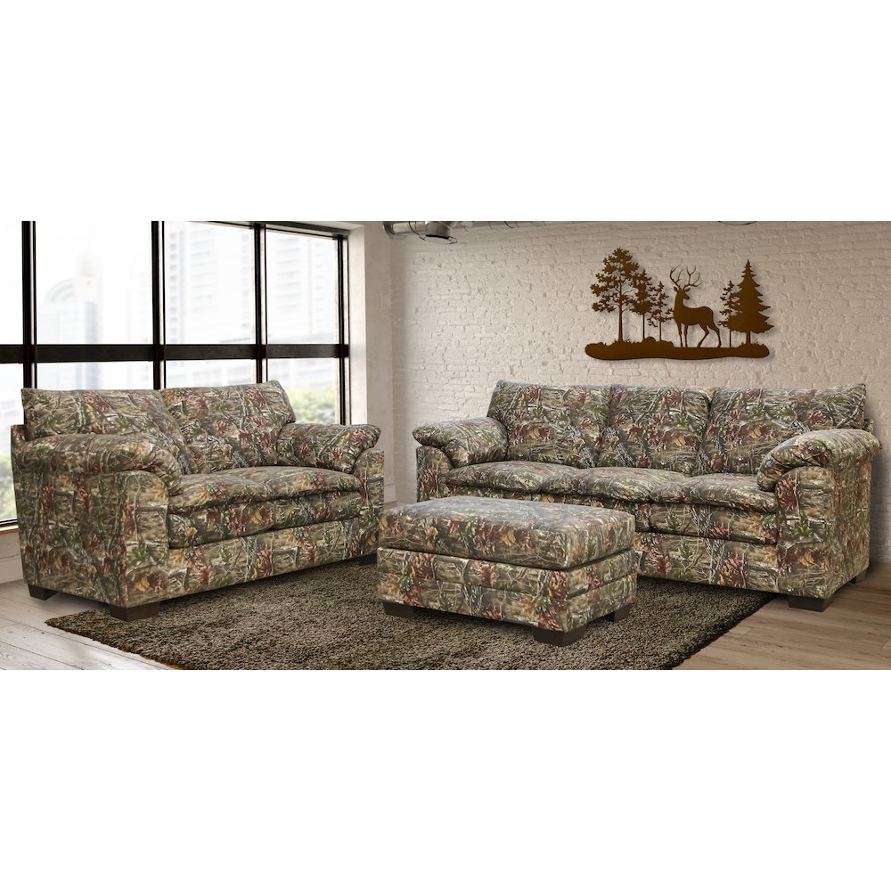 Loveseat in Superflauge Camo Fabric