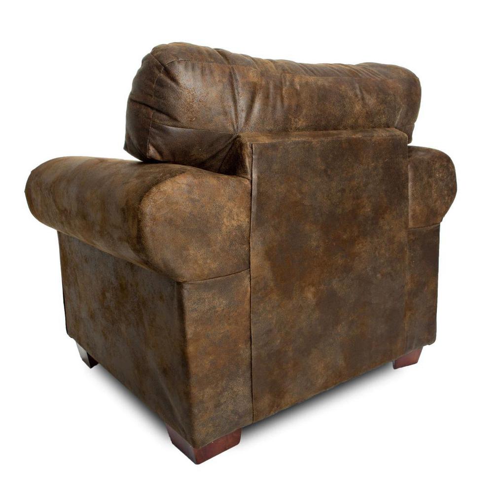 Alpine Lodge Arm Chair with Matching Ottoman