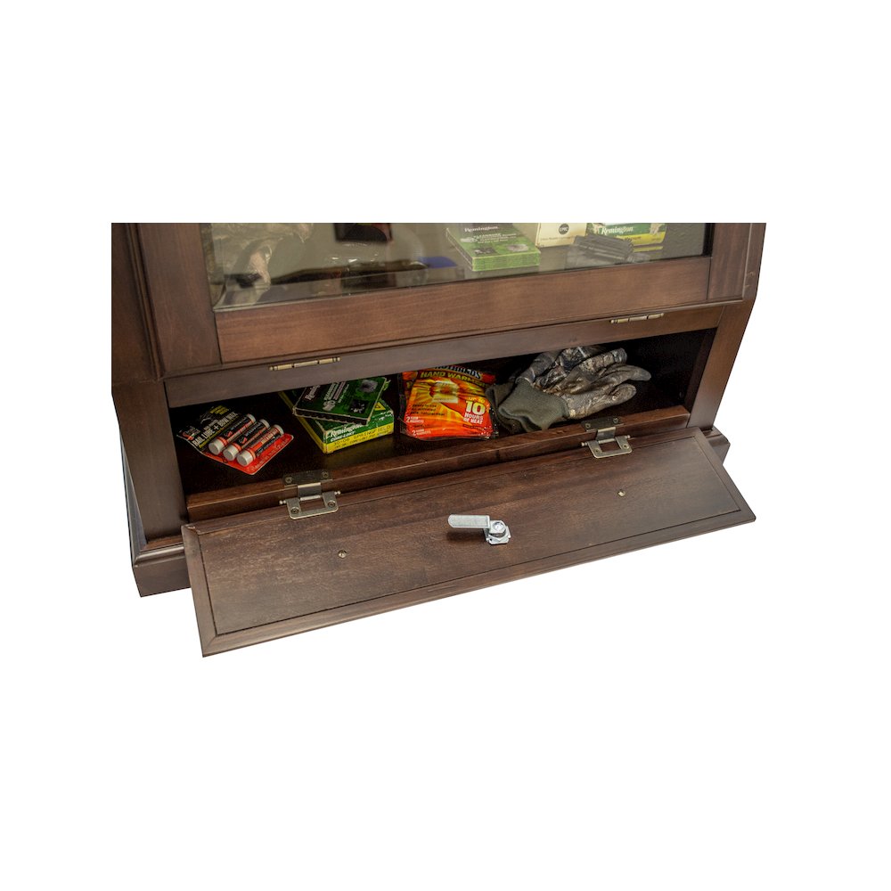 12 Gun Slanted Base Cabinet Espresso