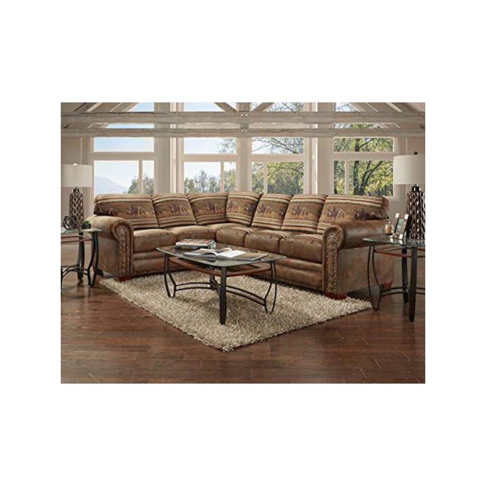 Wild Horses Two Piece Sectional Sofa