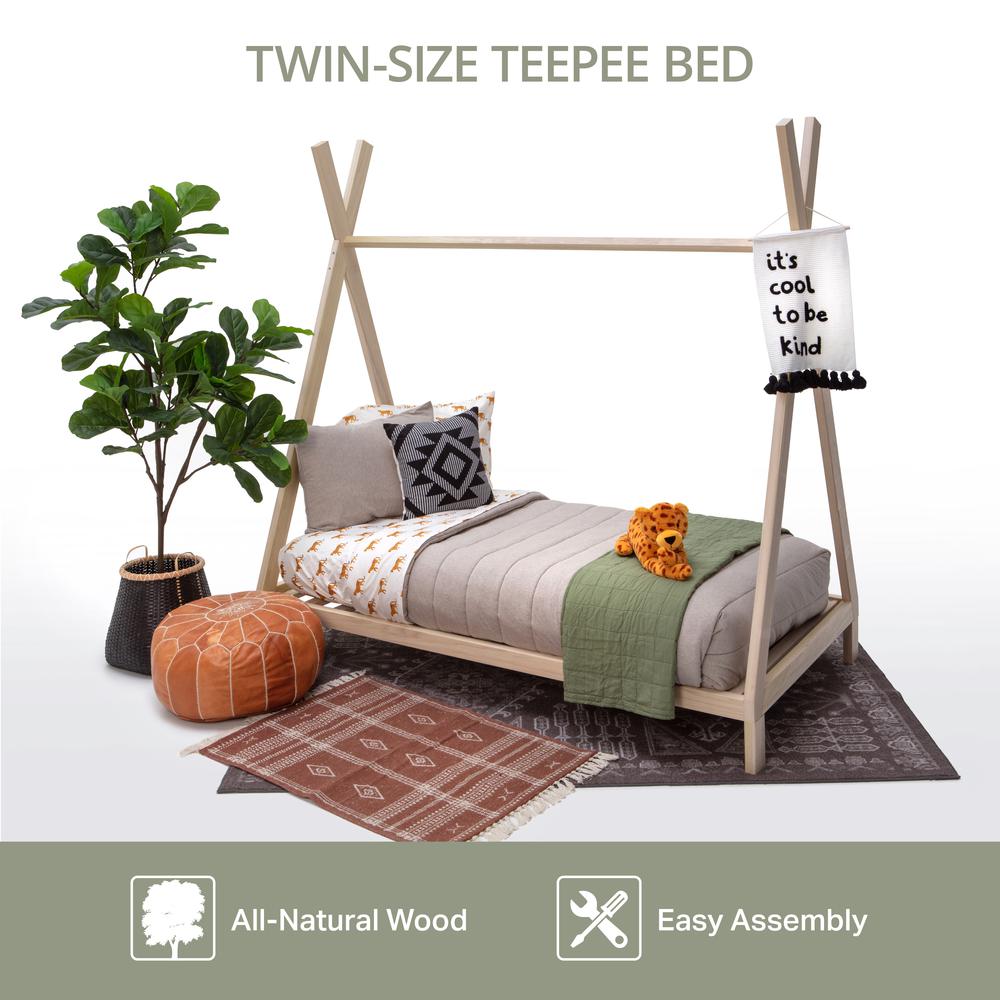 American Furniture Classics Twin Size Teepee Bed with Raised Base