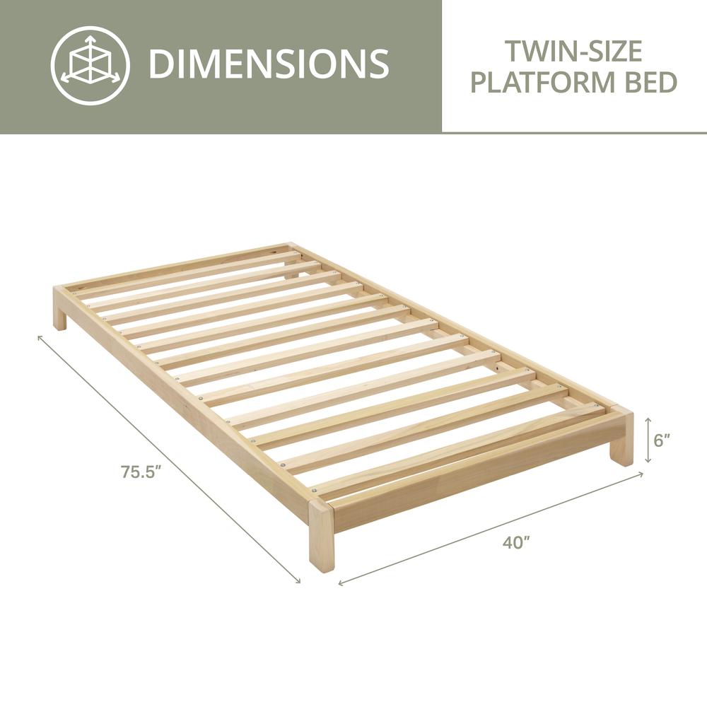 American Furniture Classics Model TWIN PLATFORM Twin Size Platform Bed