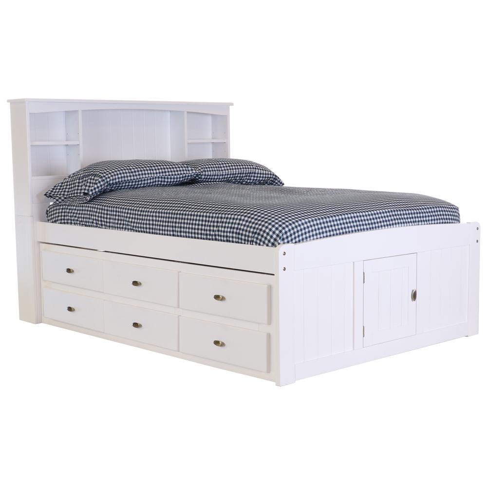 Solid Pine Twin Daybed with 3 Sturdy Drawers and a Twin Sized Trundle
