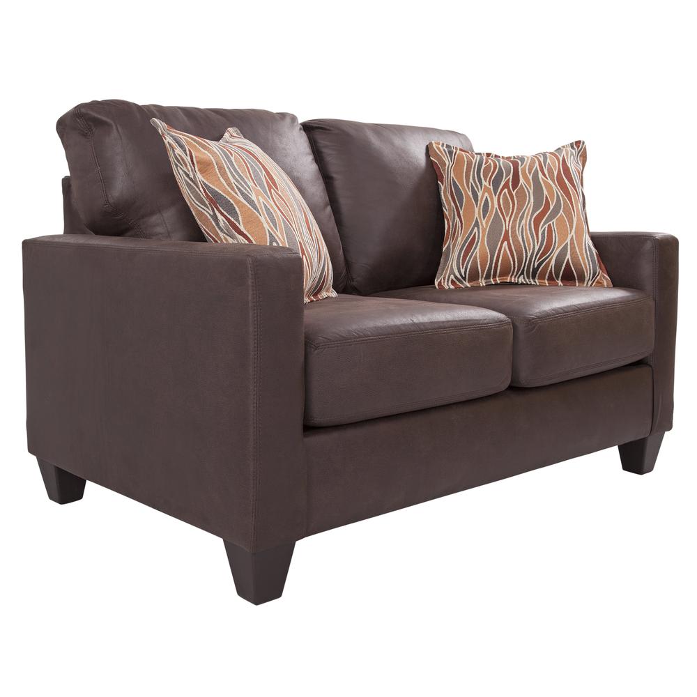 American Furniture Classics Loveseat with Two Accent Pillows