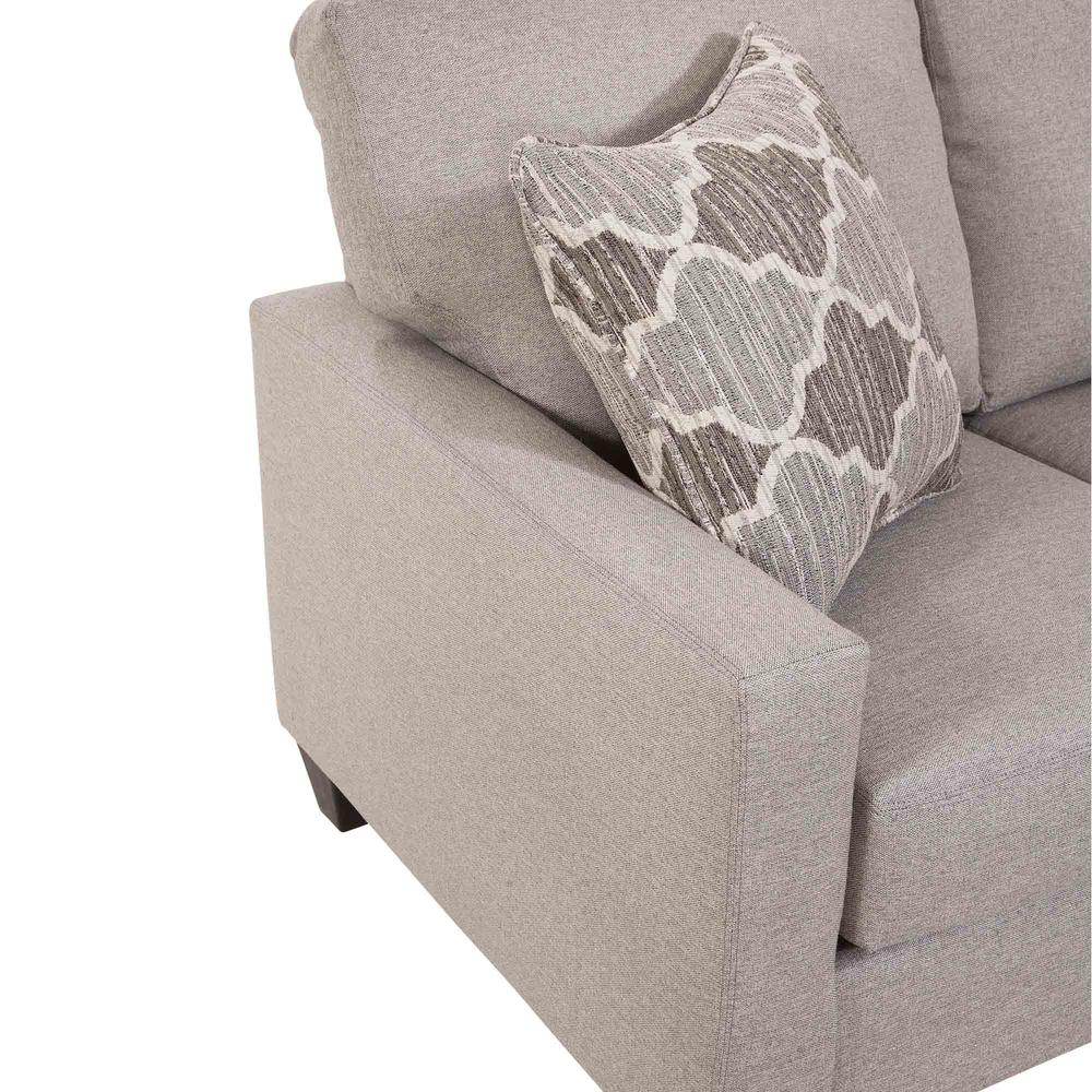 American Furniture Classics Loveseat with Two Accent Pillows