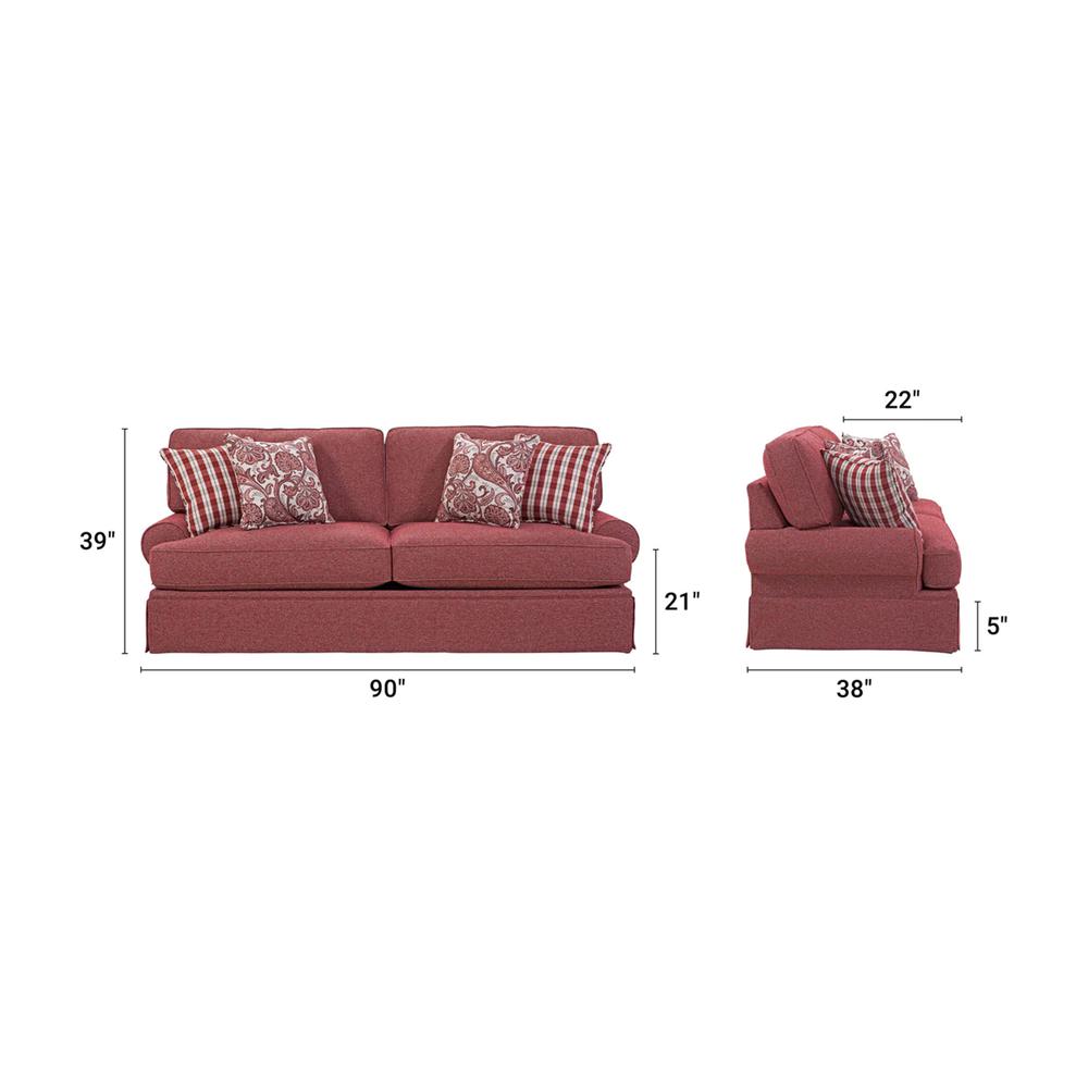 American Furniture Classics Sofa with Four Accent Pillows