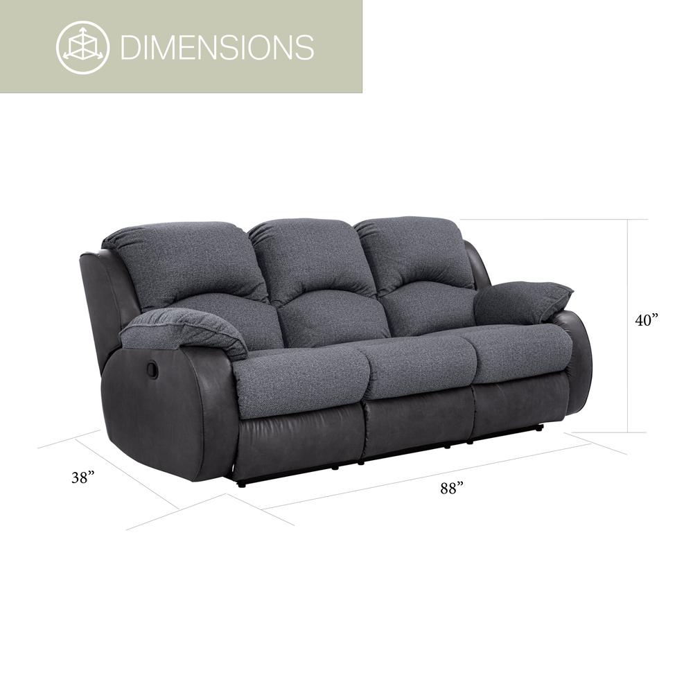 American Furniture Classics Model 8-010-W278 Home Theater Motion Sofa