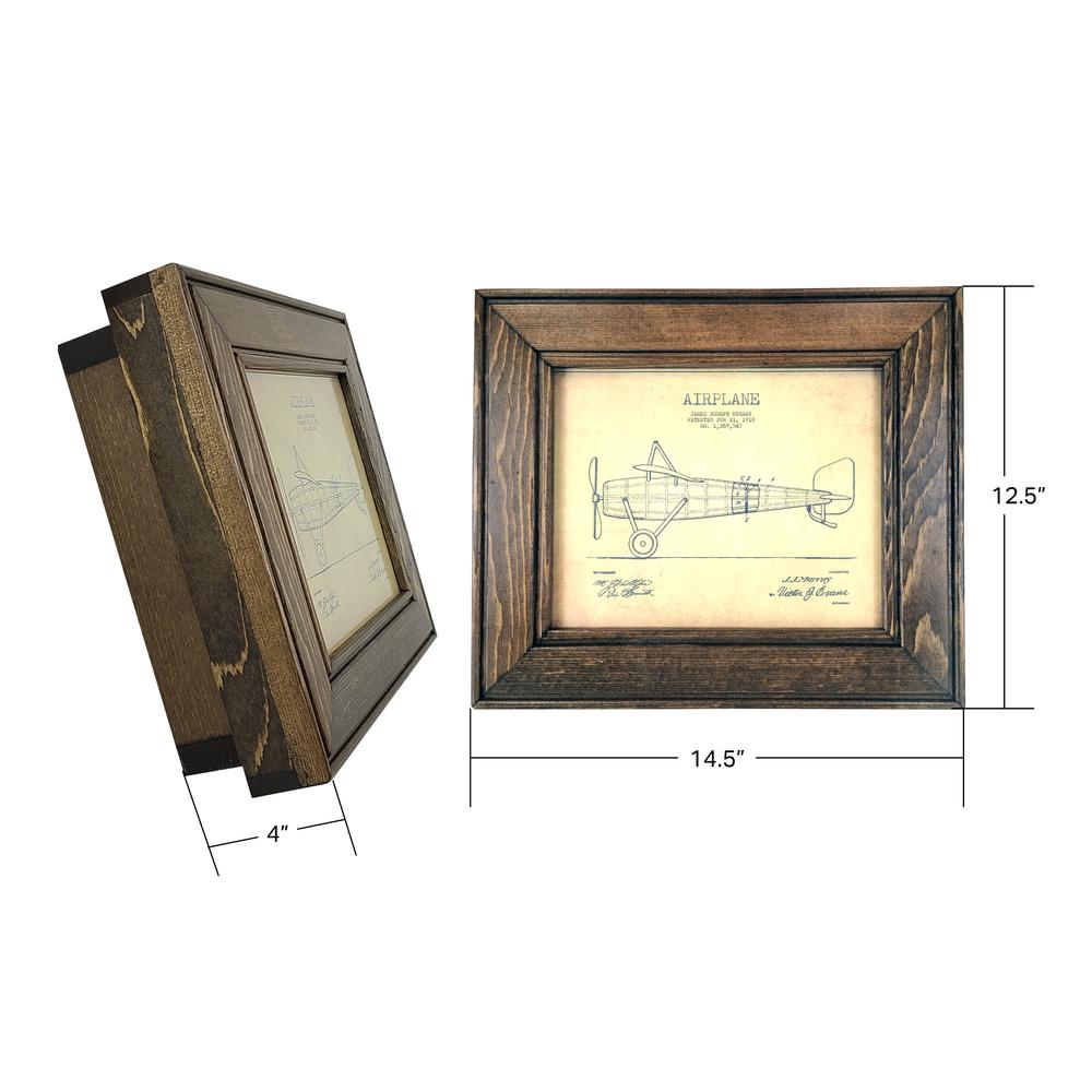 American Furniture Classics Model 8X10DW8 Picture Frame with Hidden