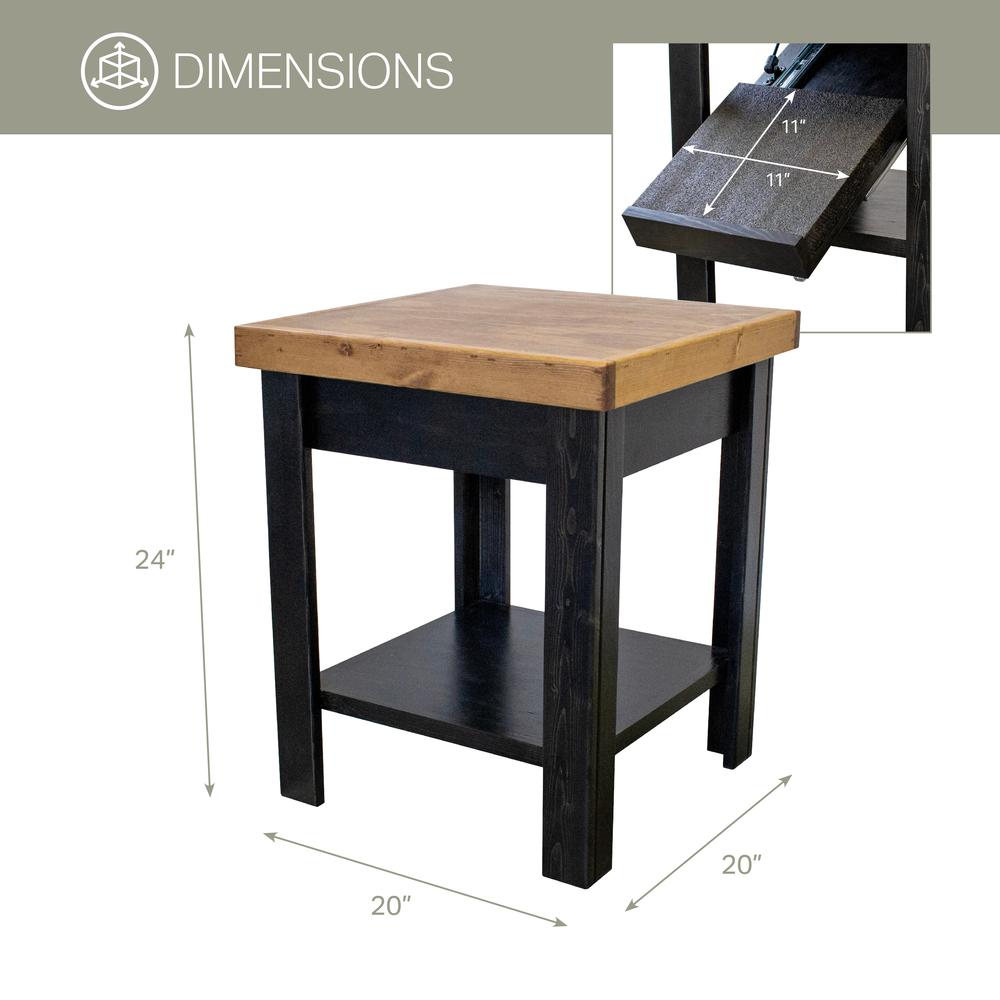 Gun Concealment Nightstand/End Table