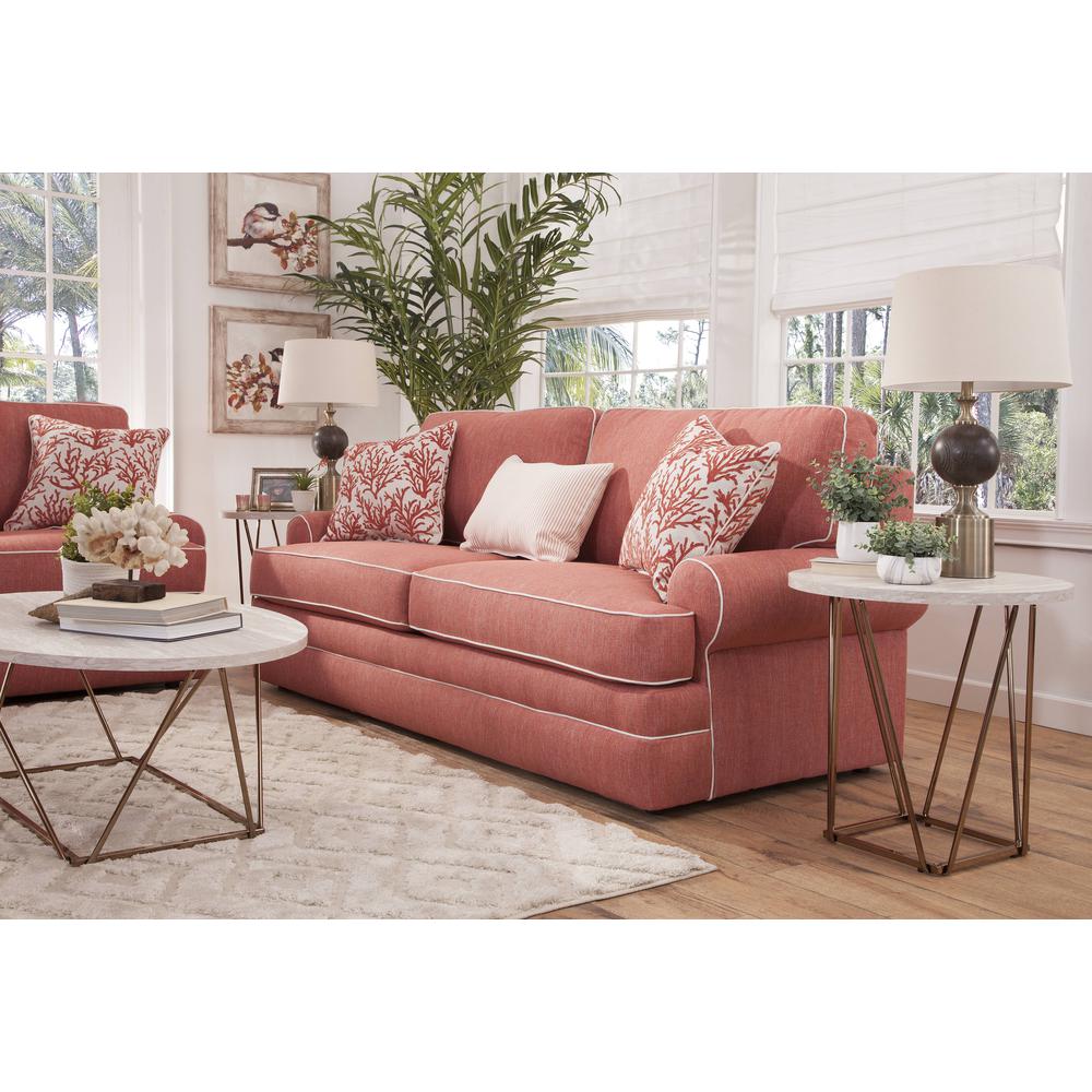 American Furniture Classics Coral Springs Model 8-010-S260C Sofa with Three Matching Pillows
