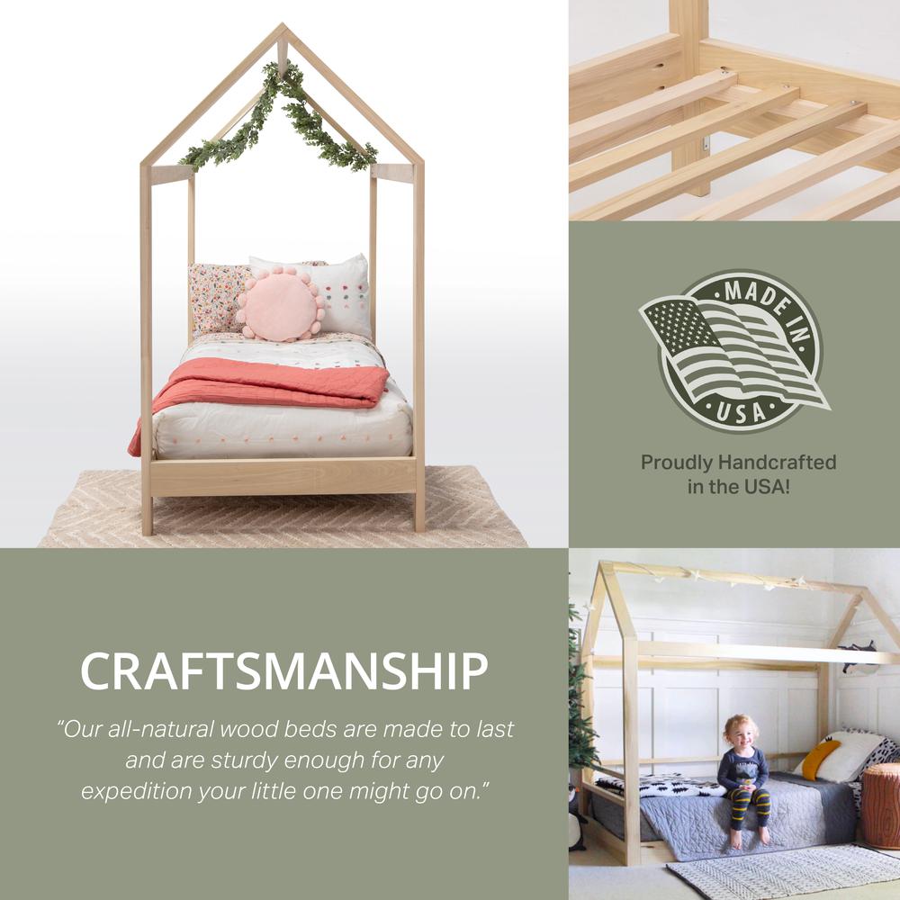 American Furniture Classics Twin Size House Bed with Raised Base