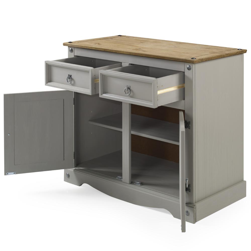 Model COG915 Cottage Series Wood Buffet Sideboard in Corona Gray