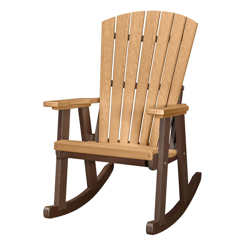 OS Home and Office Rocking Chair in Cedar with a Tudor Brown Base
