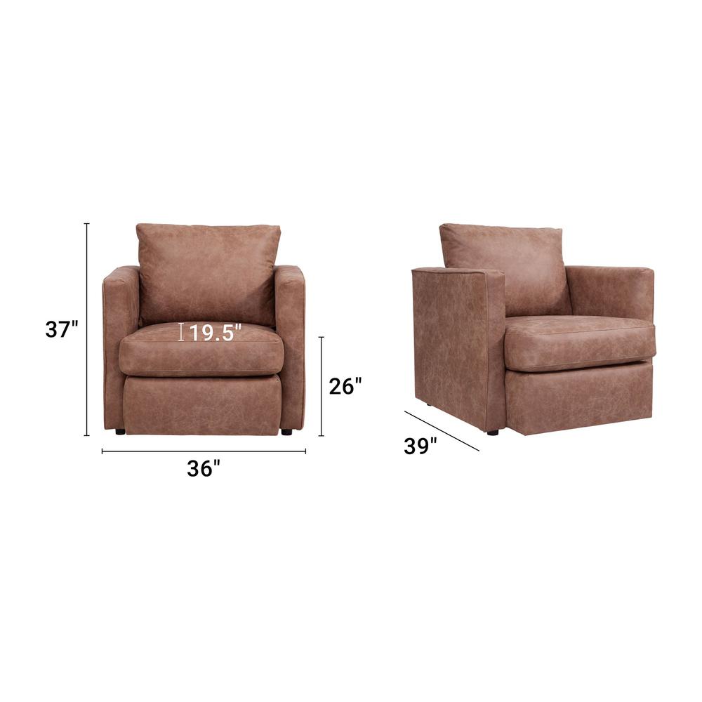American Furniture Classics Urban Loft Model 8-030B-S298V7 Upholstered Arm Chair