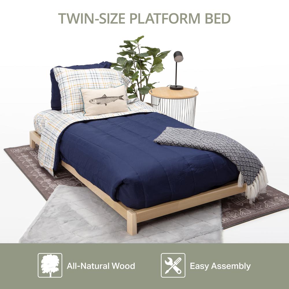 American Furniture Classics Model TWIN PLATFORM Twin Size Platform Bed