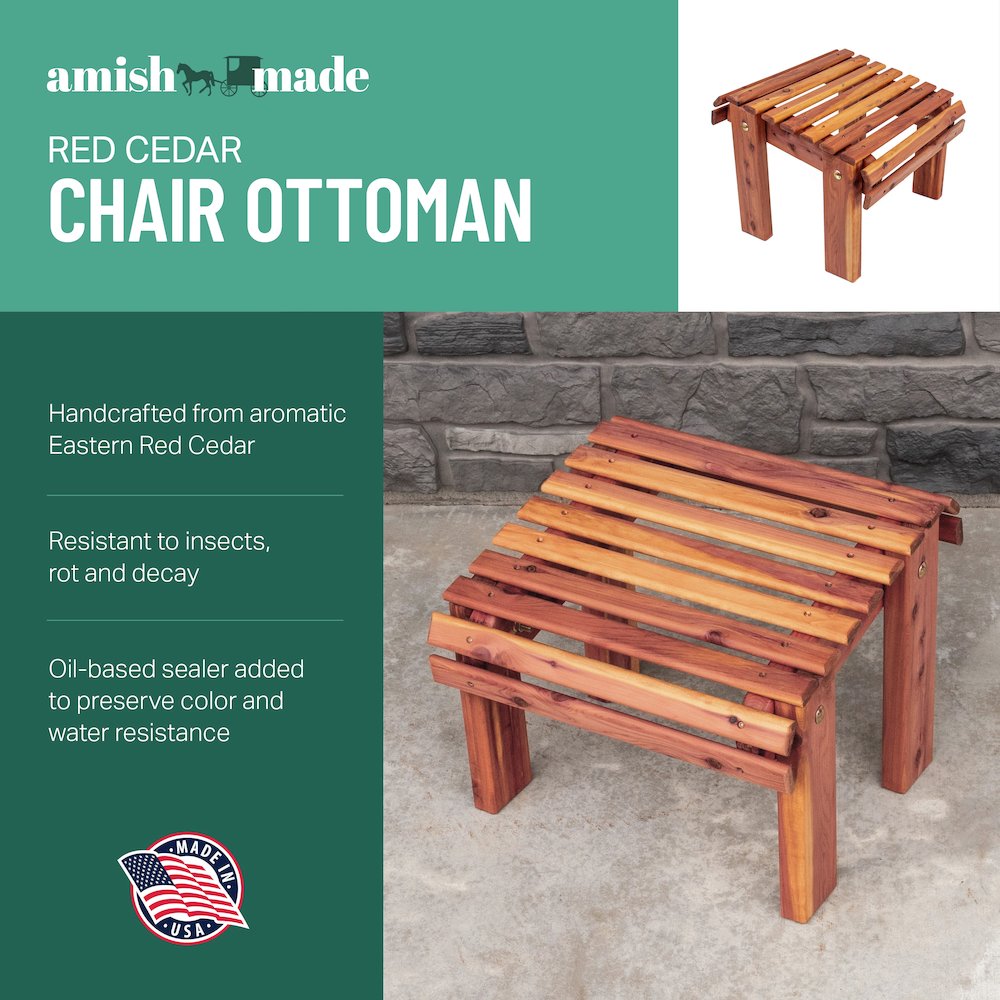Cedar Stationary Ottoman