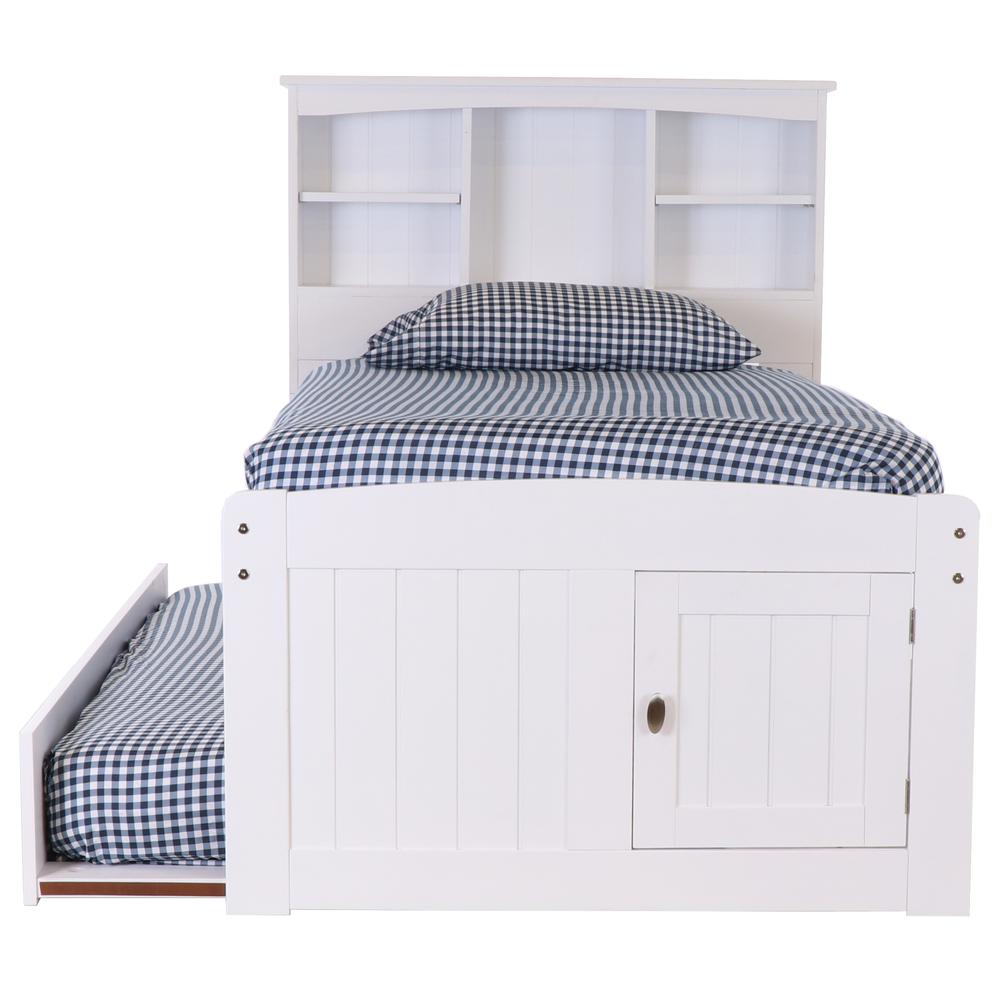 Twin Captains Bookcase Bed with 3 spacious under bed drawers