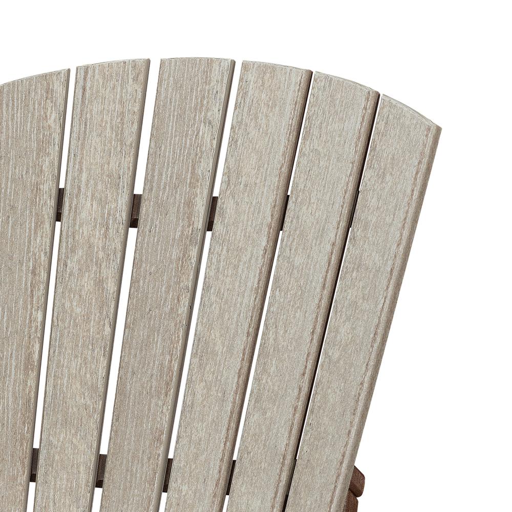 OS Home and Office Rocking Chair in Weatherwood with a Tudor Brown Base