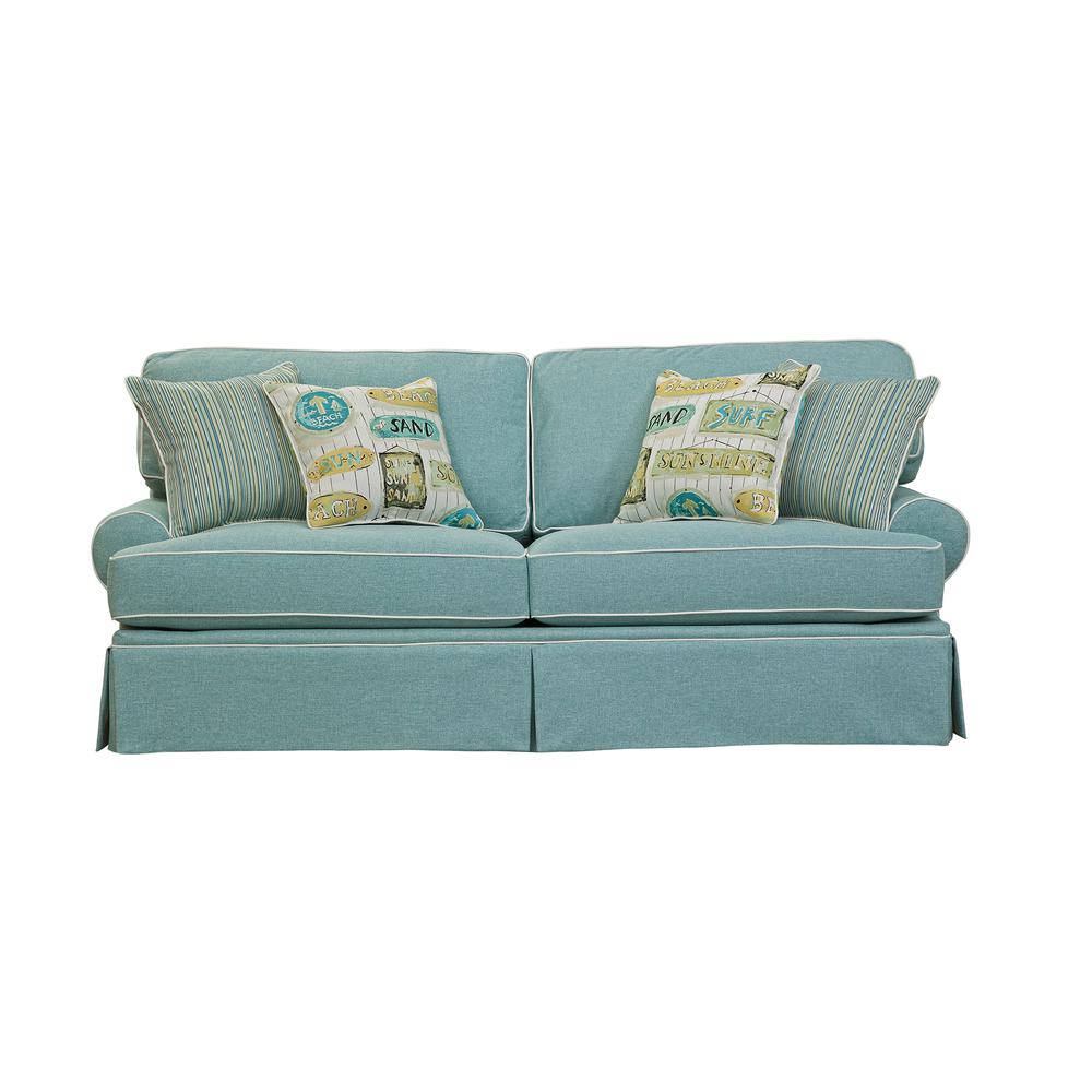 American Furniture Classics Sleeper Sofa with Four Accent Pillows