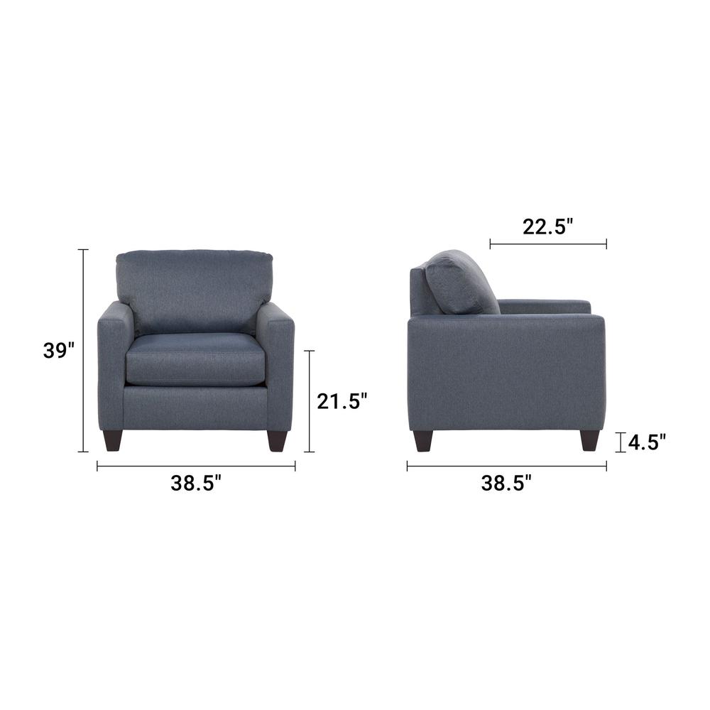 American Furniture Classics Eureka Model 8-030-A328V2 Upholstered Arm Chair