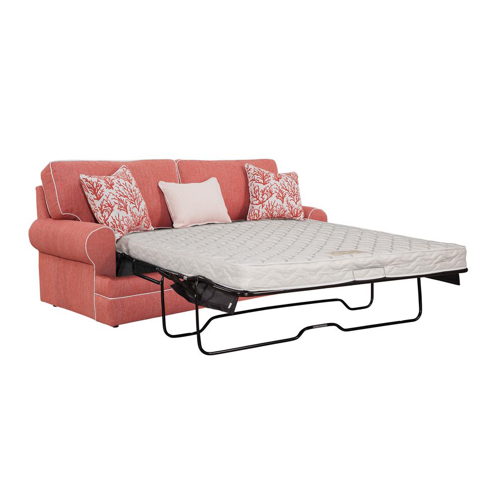 American Furniture Classics Coral Springs Model 8-040-S260C Sleeper Sofa with Three Matching Pillows