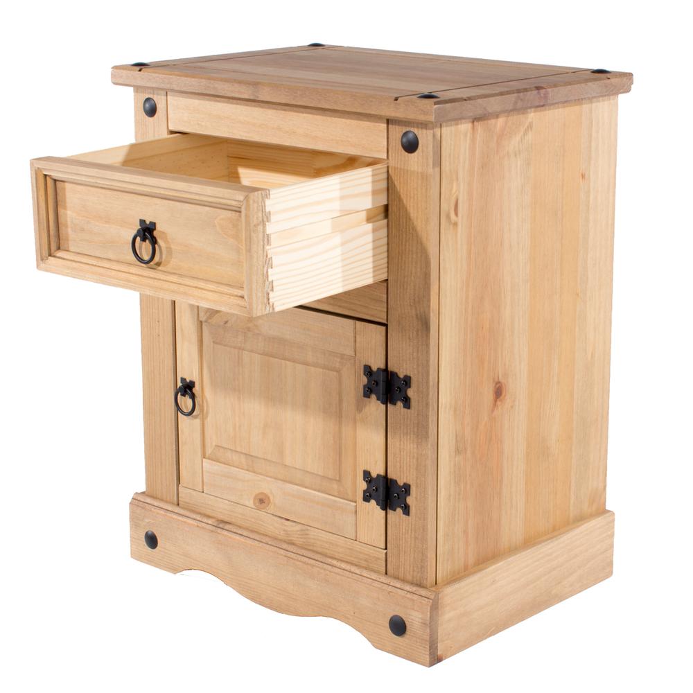 Model COR510 Cottage Series Wood Night Stand in Corona Brown