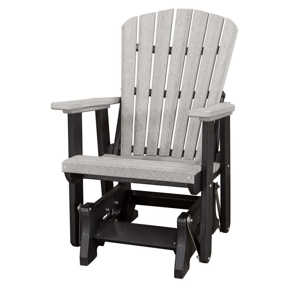 Fan Back Glider Made in the USA- Light Gray