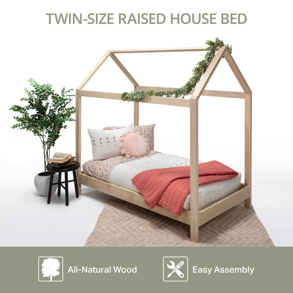 American Furniture Classics Twin Size House Bed with Raised Base