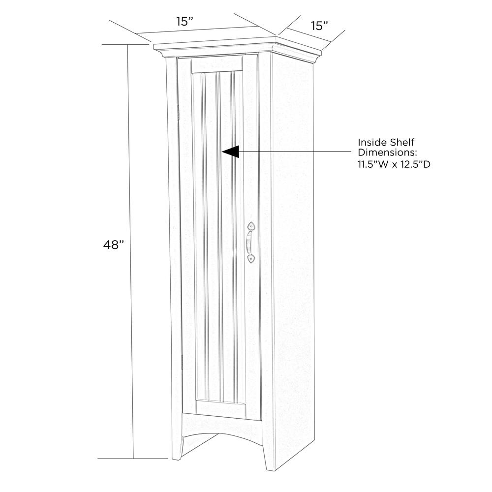 OS Home and Office Furniture Model 25301 Countryside Pantry