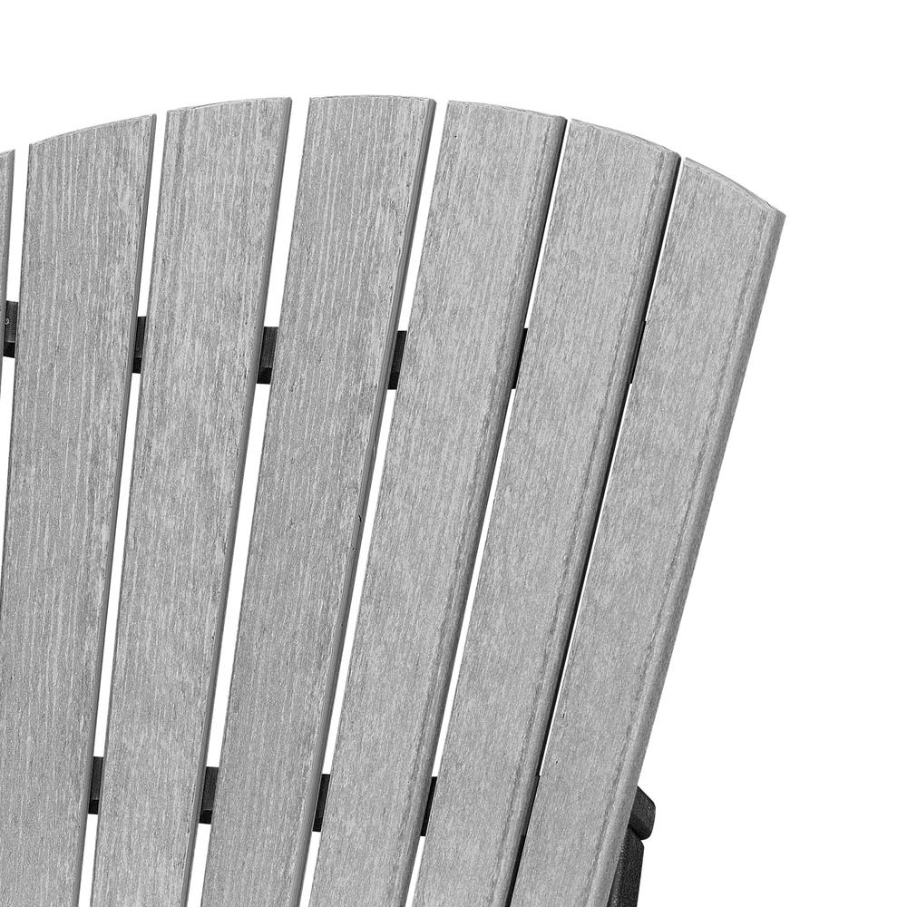 OS Home and Office Rocking Chair in Light Grey with a Black Base