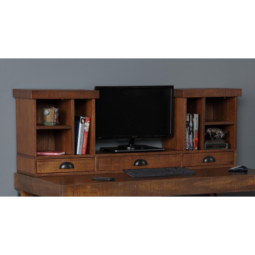 Industrial Collection Three Drawer Monitor Hutch for models 33220 and 33222