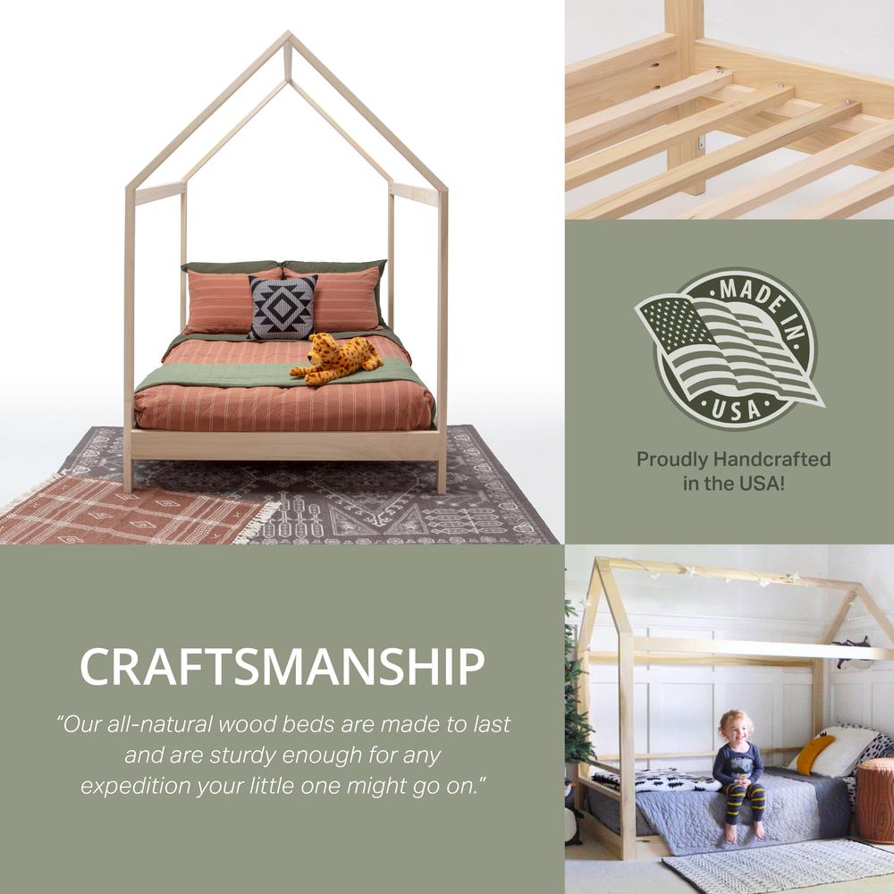 American Furniture Classics Full Size House Bed with Raised Base