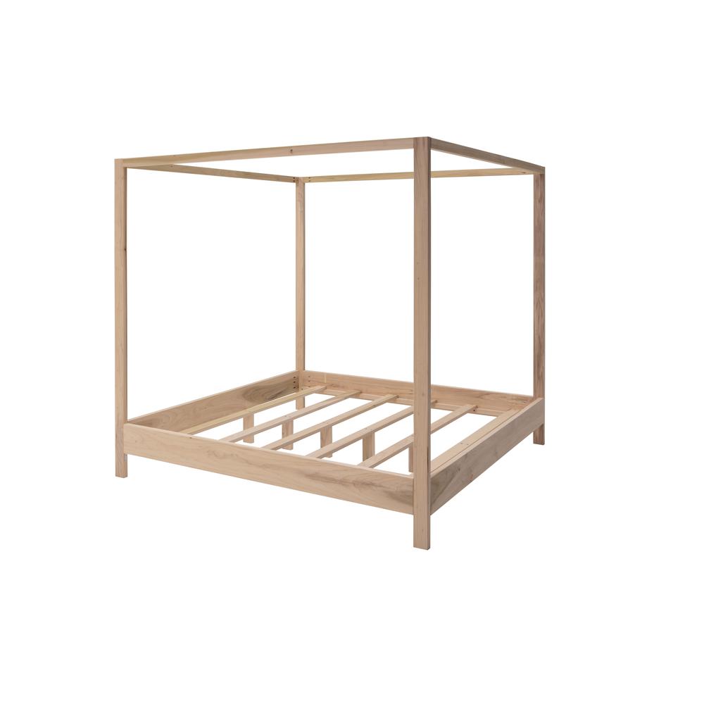 American Furniture Classics King Size Canopy Bed with Raised Platform