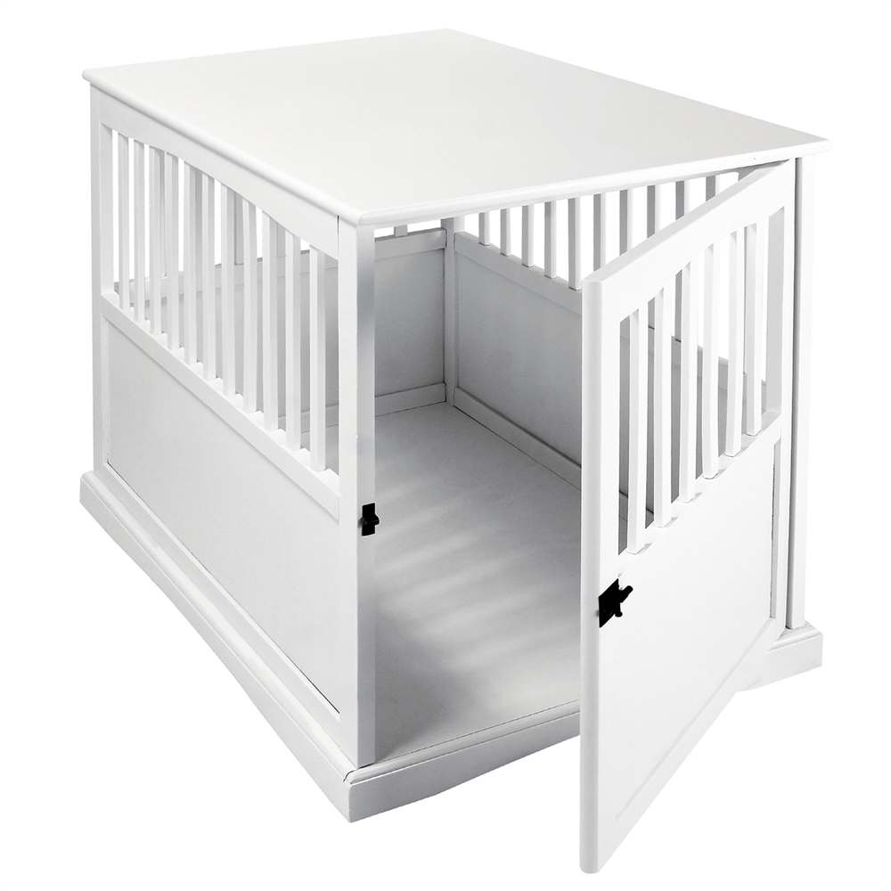 Pet Crate End Table-White