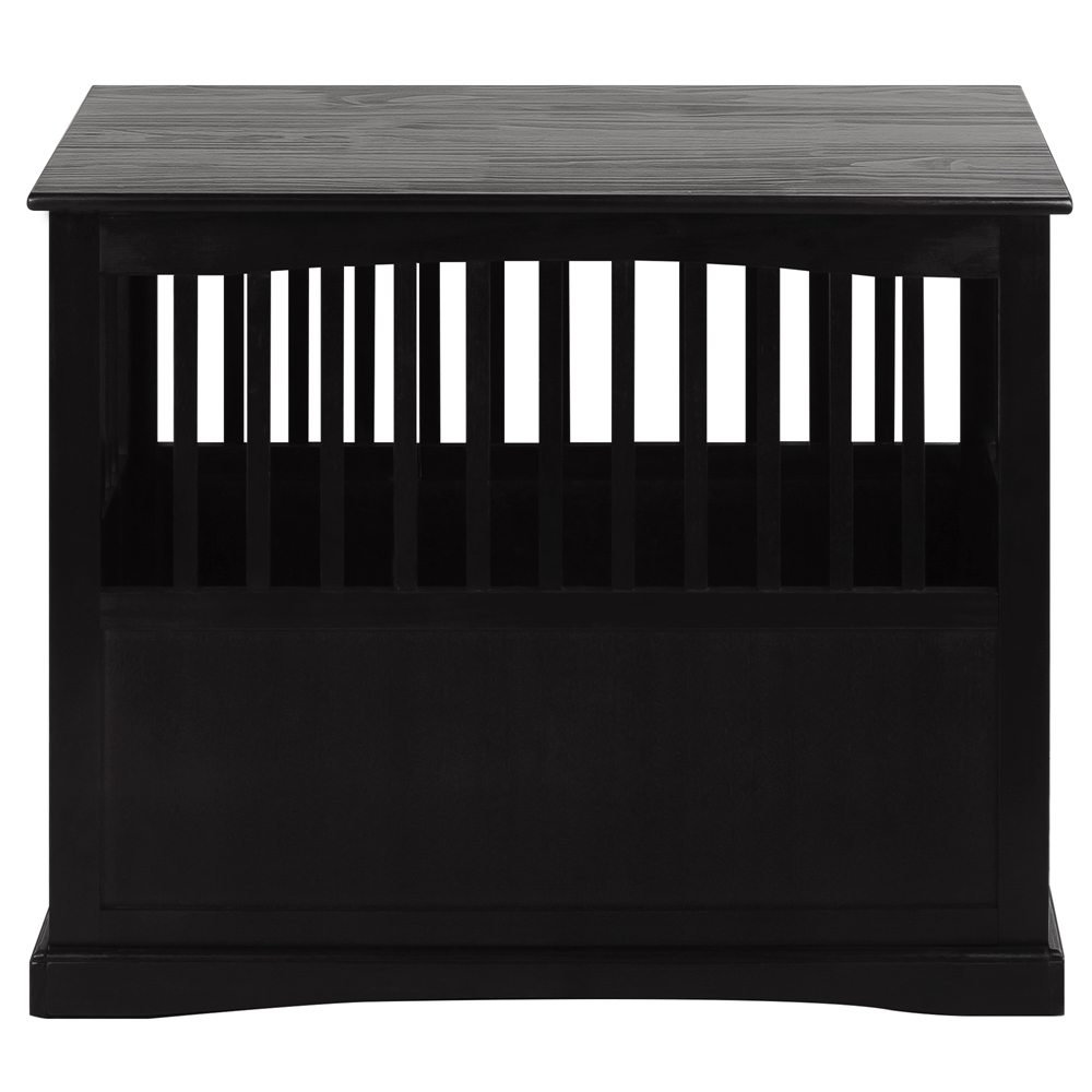 Pet Crate End Table-Black