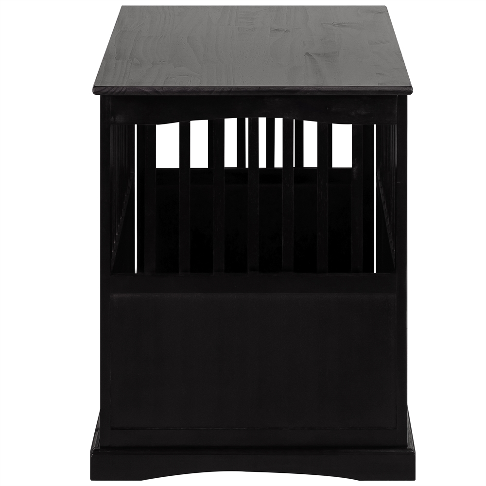 Pet Crate End Table-Black