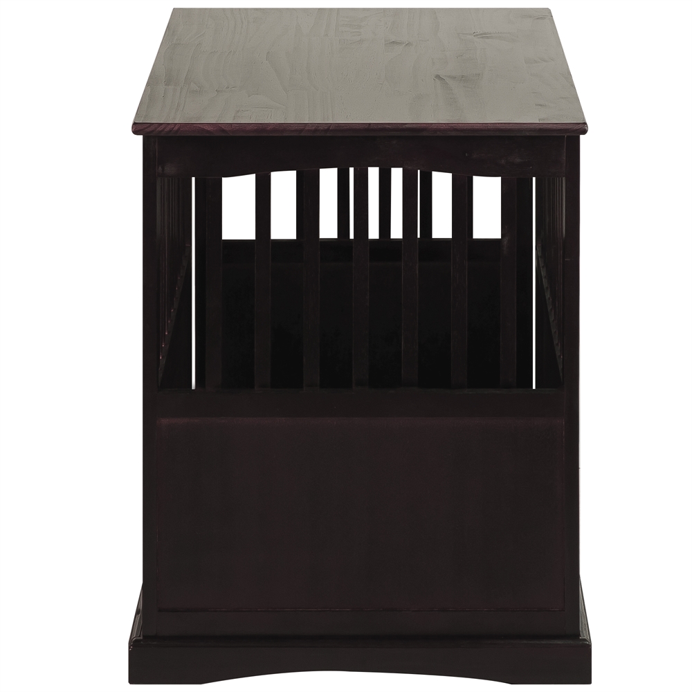 Pet Crate End Table-Espresso