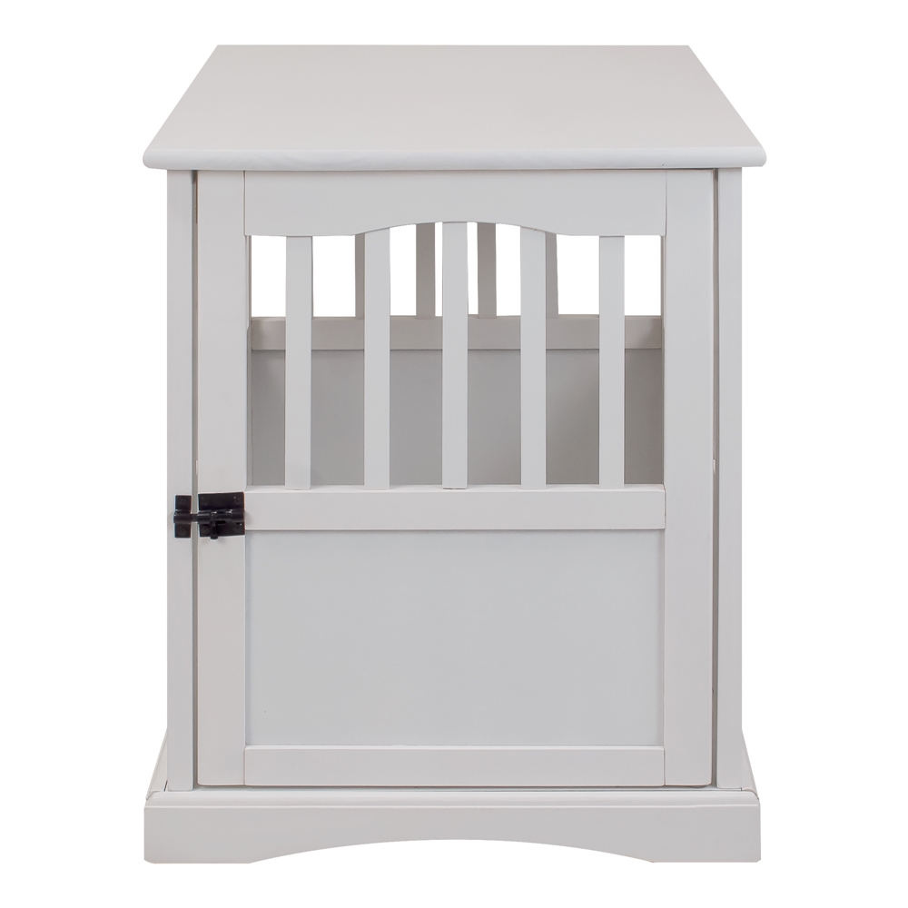 Pet Crate End Table-White
