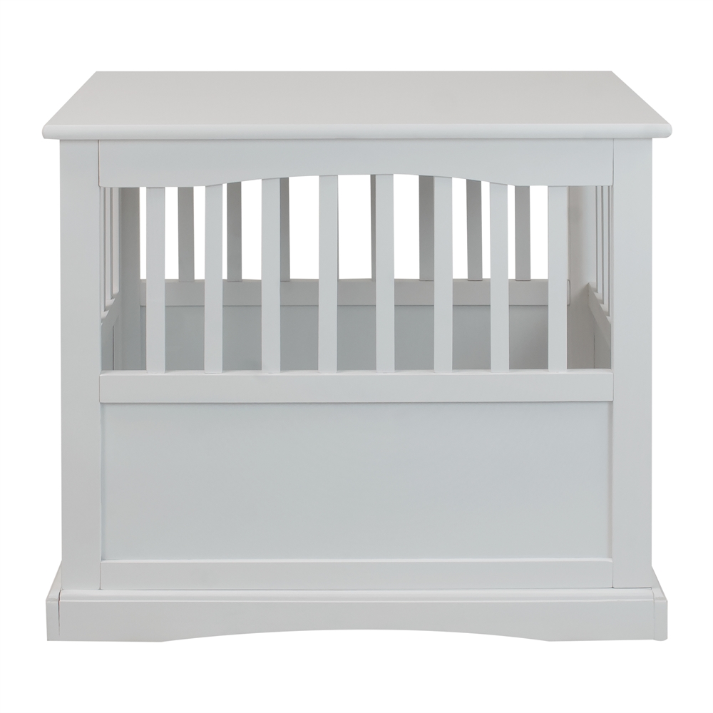 Pet Crate End Table-White