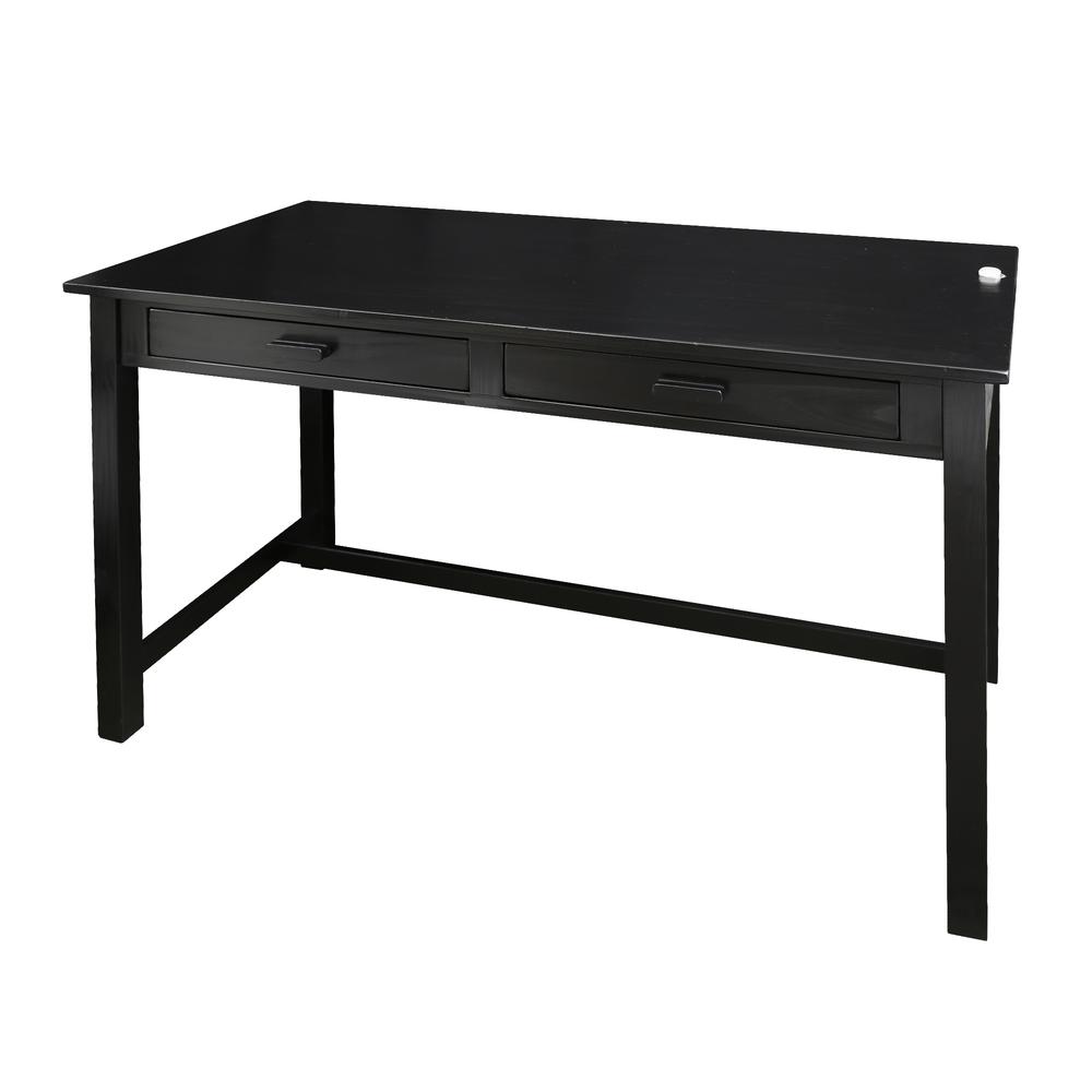 Jefferson Work Desk with Concealed Side Drawer
