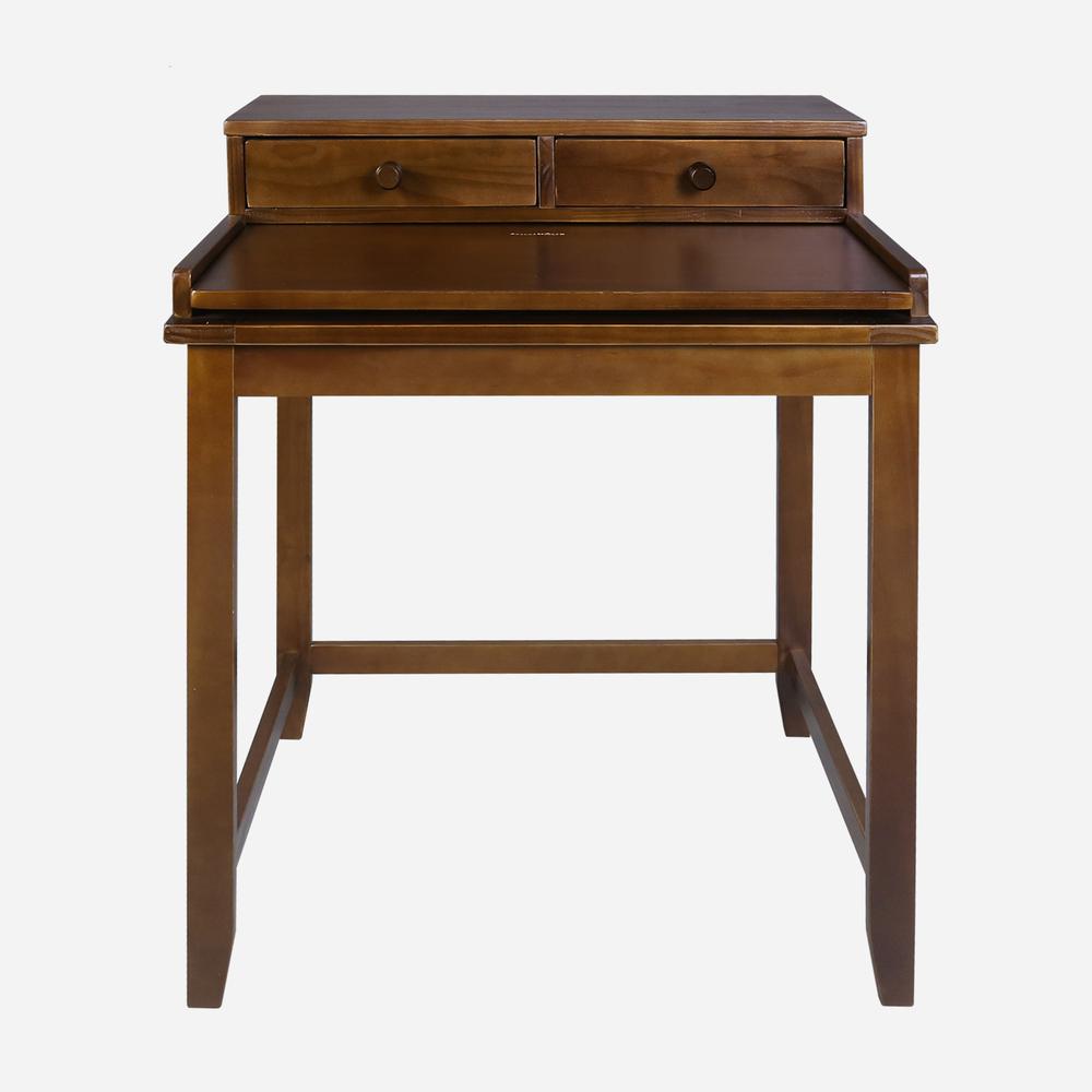 Solid Wood Home Office Computer Desk with Hutch