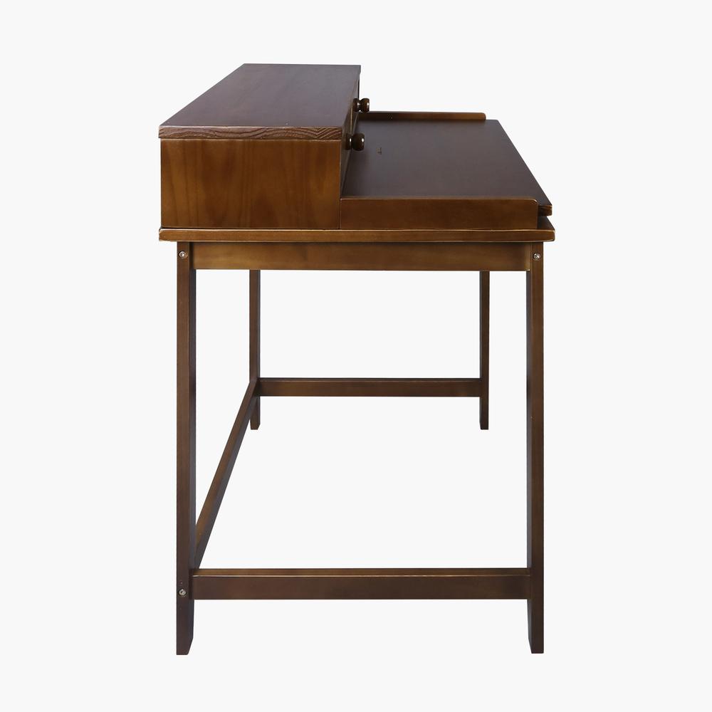 Solid Wood Home Office Computer Desk with Hutch